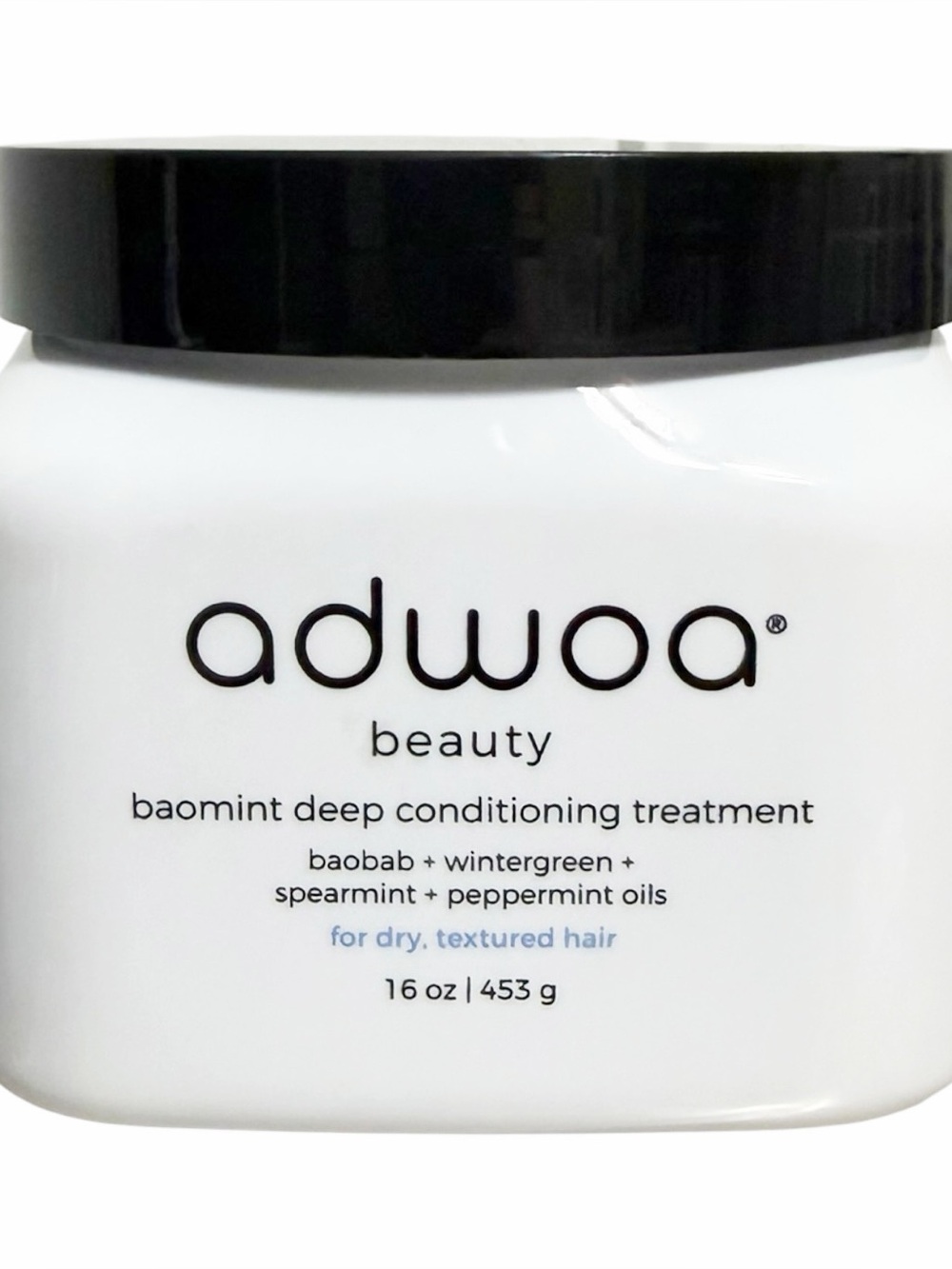 ADWOA Beauty Baomint Deep Conditioning Treatment ~ Large Size 16 oz ~ NEW